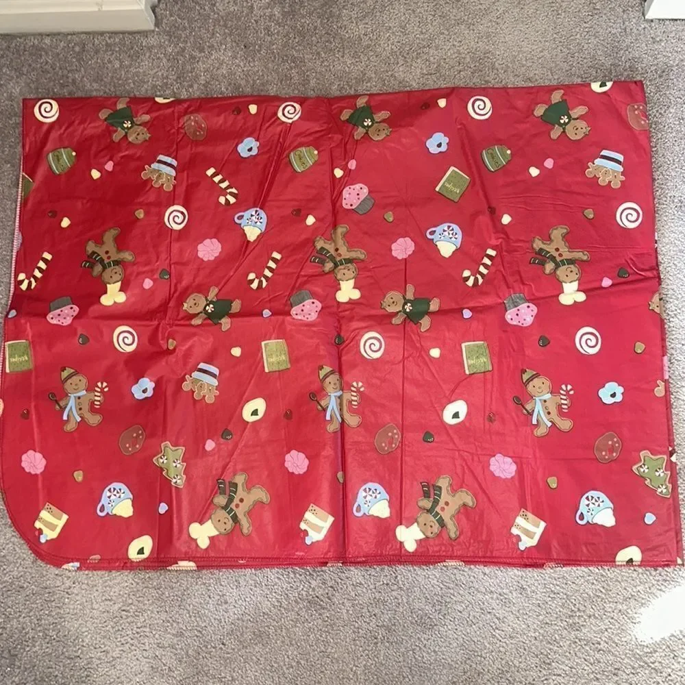 Gingerbread Waterproof Oblong Tablecloth!